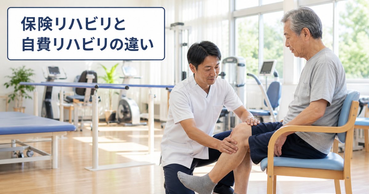 保険リハビリの期限でお困りの方へ！自費との違いや費用・期間を解説
