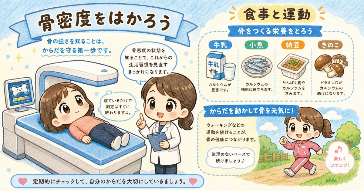 骨粗鬆症の進行プロセスと放置による将来のリスク