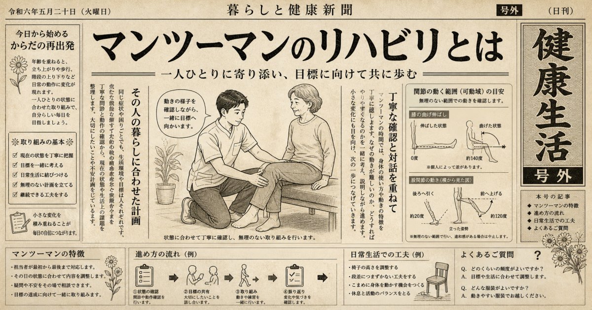 集団で合わなかった方へ！セラピストのマンツーマンリハビリ内容